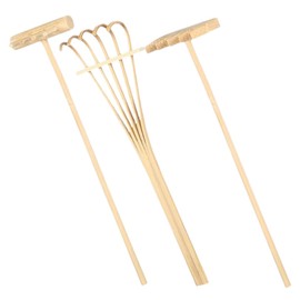 Operitacx Japanese Zen Sand Garden Mini Rake Set of 3 Garden Rake Crafts Desk Garden Rake Safe Materials Easy to Use