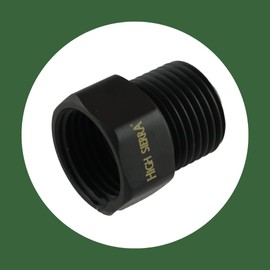 High Sierra Showerheads® - All Metal Vacuum Breaker for Handheld Shower Heads - Matte Black Finish