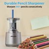 JARLINK Electric Pencil Sharpener, Heavy-Duty Helical Blade to Fast Sharpen,