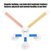 Biitfuu Suction Cup Shower Rail Parrots Shower Standing Pole Bathing