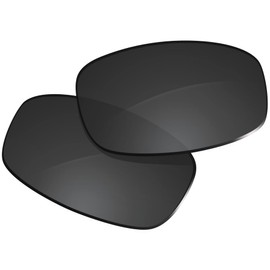 Glintbay 100% Precise-Fit Replacement Sunglass Lens for Maui Jim Black Coral MJ249 - Polarized Advanced Black