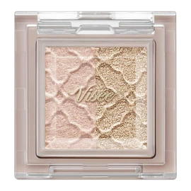 Visee Riche Dazzling BE-5 Duo Eyes Eyeshadow, Light Beige, 0.04 oz (1.2 g) (x 1)