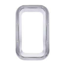 Chrome Plastic Interior View Window Trim Fits Kenworth W900L 1990-05, T800 1986-05