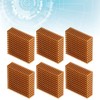 8Pcs Cooling Fins Aluminum Alloy Power Radiator Slotted Heatsink for