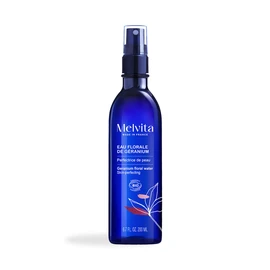 Melvita, Organic Geranium Blossom Water, Tones and Refreshes the Skin, 100% Natural, Ideal for All Skin Types, Controlled Organic, No Added Fragrance, 200 ml