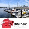 BERM Electric Motor Siren Alarm Mini Red Stainless Steel Shell