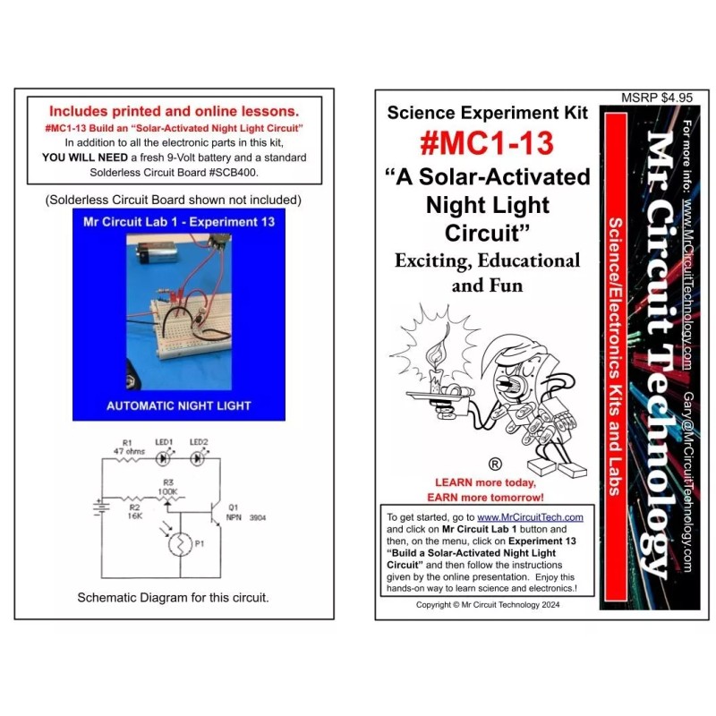 Mr Circuit Technology MC1-13 ** Mr Circuit Science ** Experiment