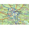 Physical Map of Virginia State - 11.3 x 23.3 Inches