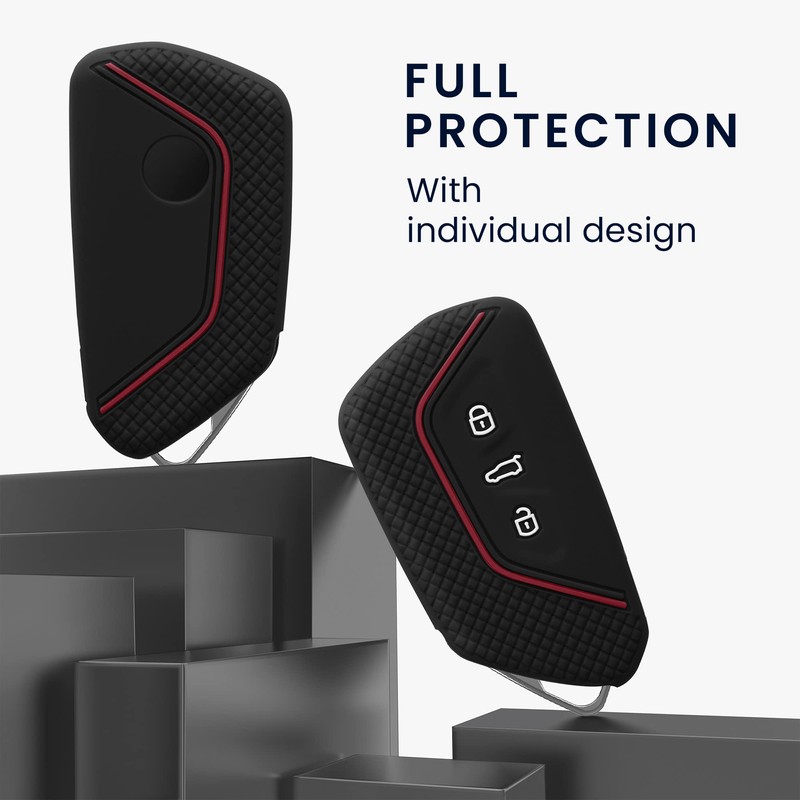 kwmobile Carcasa Compatible con Llavero de VW Golf 8 Llave