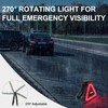 Agrieyes USB-C Rechargeable Emergency Triangle Lights, Portable Flashing LED Warning