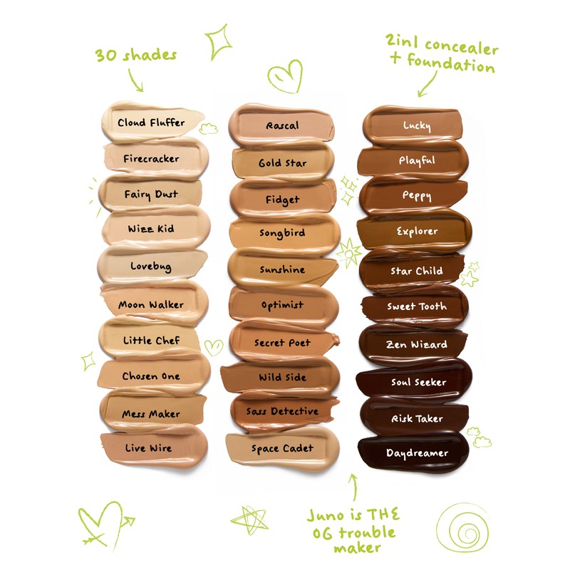 Trouble Maker Juno Full Coverage Matte Foundation, Cloud Fluffer -