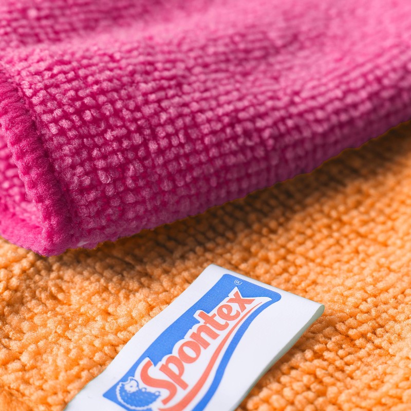 Spontex Microfibre All-Purpose Cloths 8 + 2 Free, 1 Pack
