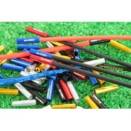 Micro Heroes microhero Lightweight Aluminum sihutoauta-endokyappu with 12 Set of Black waiya-endokyappu 2 Packs