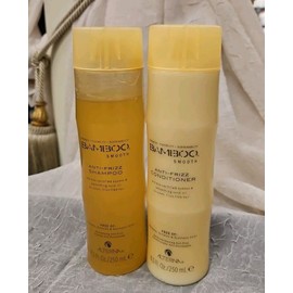 Alterna Bamboo Smooth Anti-Frizz Soothing Shampoo Conditioner Set Frizzy Hair