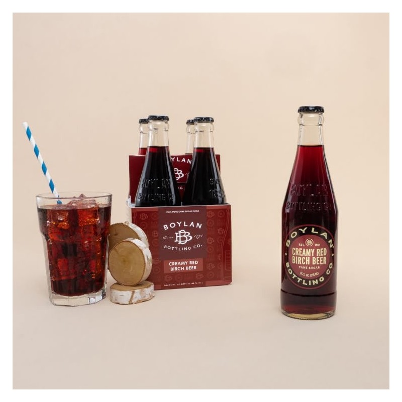Boylan Bottling Craft Cane Sugar Soda - Creamy Red Birch