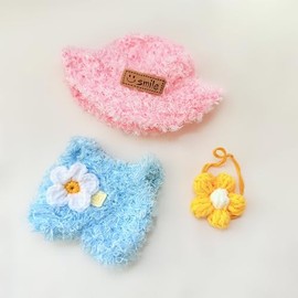 17cm Doll Clothes - Clothes for Dolls Outfit, Accessories for 17cm Dolls Clothes, No Doll Included (Pink-C)