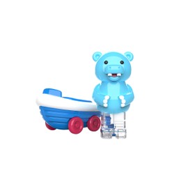 Educational Insights Zoomigos Hippo with Rowboat Zoomer - Toddler Toy