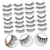 minkissy 5 Set 3d Artificial Lashes Style Thick Lashes Long