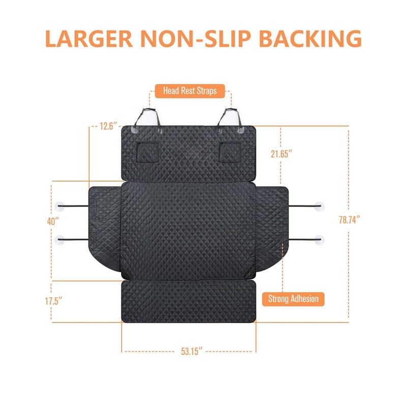 PETICON SUV Cargo Liner for Dogs, Waterproof Pet Cargo Cover