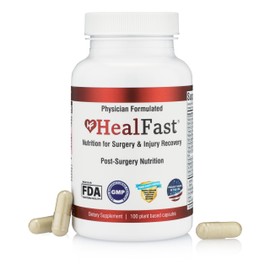 HealFast Post Surgery & Injury Recovery Supplement - Supports Healing, Scar Treatment & Bruising - BBL Post-Op Support for Surgery Recovery