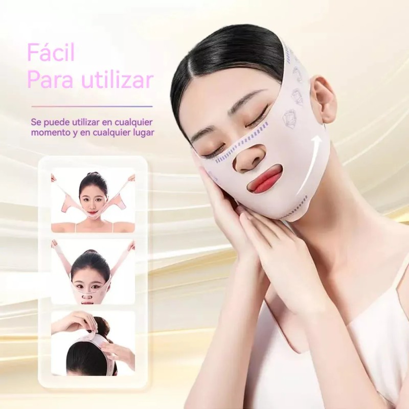 2 Mentonera Faja Oferta Reduce Arruga Papada Cachete Mejilla 2