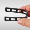 Bicycle Light Rubber Band Phone Holder Bell 4 Pack Black