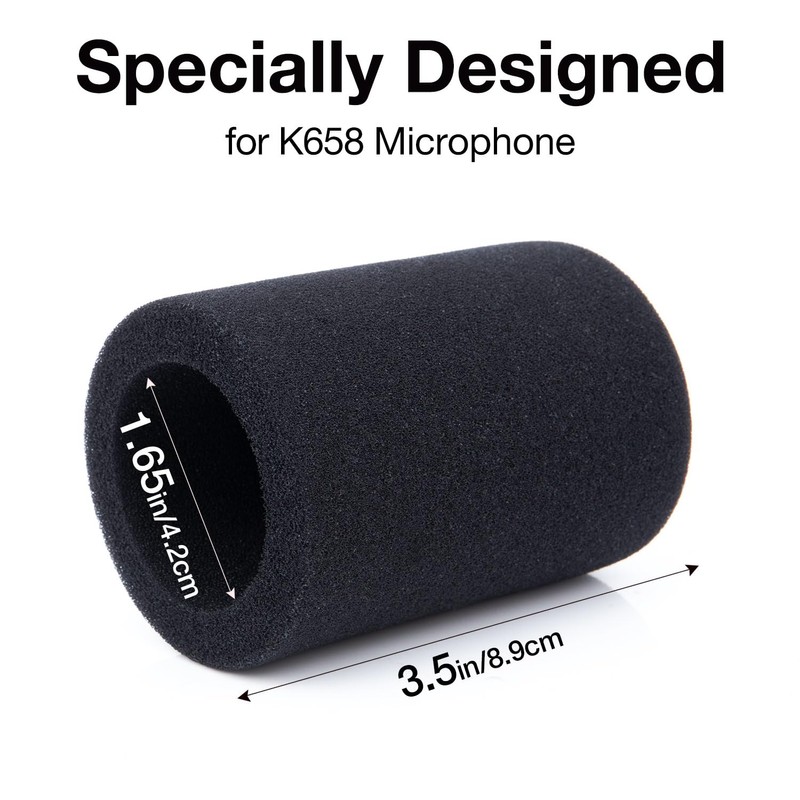 Fifine K658 Mic Pop Filter Microphone Windscreen, Mic Cover Compatible