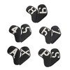 GRIRIW 10Pcs Golf Putter Head Covers Double Sided Numbers PU