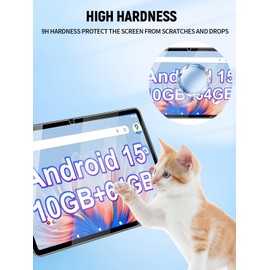 Screen Protector for HDTABLET CP20S 10 Inch Tablet, HD Clear Tempered Glass Tablet Film Protector for HDTABLET Tablets Anti-Scratch & Anti fingerprint & High Sensitive & 9H Hardness 2-Pack