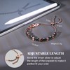 RainSo Women Pure Copper Magnetic Bracelets Adjustable Design with Display