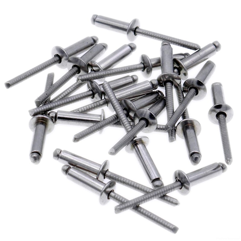 M3 (3mm x 8mm) Dome Blind Rivet - Stainless Steel