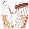 35inch 18-Bar Classic Rotating Wind Chime Solid Wood Aluminum Alloy