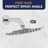 HammerHead Showers® Solid Metal 8 Inch Rainfall Shower Head –