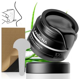 LANBENA Blackhead Remover Nose Mask Pore Strips Black Mask Exfoliating Acne Treatment Black Deep Cleansing Skin Care (Black)