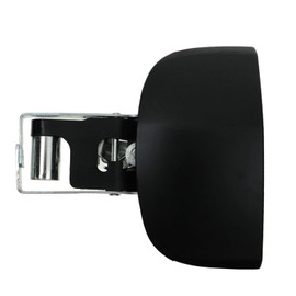 TRQ Rear Left Exterior Door Handle Black Drivers Side Compatible with 2007-2019 Toyota Tundra