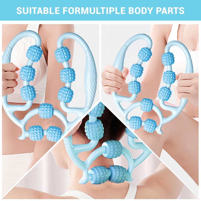 HYran Massage Roller, Massage Roller Legs, Massage Roller with Handle