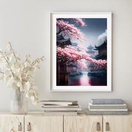 DPIDEA Landscape Diamond Painting Kits for Adults, Diamond Art DIY 5D Diamond Painting Kits Full Diamond Painting Art Kits for Home Decoration 30x40cm