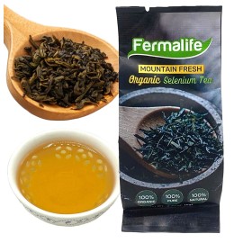 FERMALIFE Organic Mountain Fresh & Pure Selenium Roasted Oolong Loose Leaf Tea - 1 Bag - 0.21oz (6g)