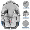 ZAMBOO Spring Baby Car Seat Wrap Blanket with Legs and