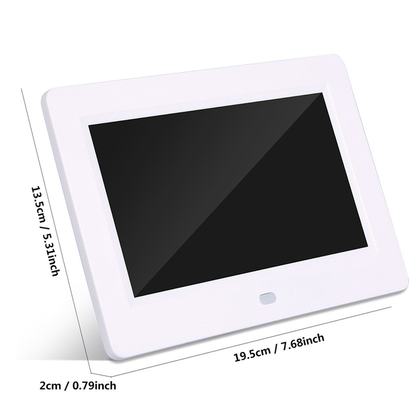 7inch Screen 1024X600 Digital Photo Frame Clock Music Video Player