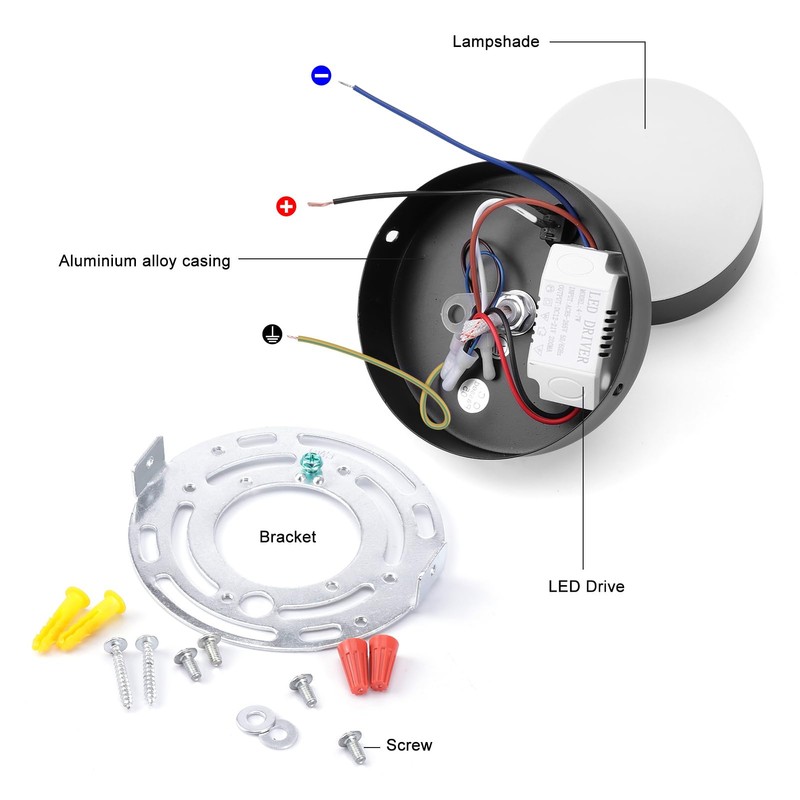 Kawell Modern LED Wall Light Sconce Indoor Rotatable LED Wall