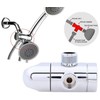 3 Way Shower Head Diverter G 1/2 3-Way T-Adapter, Bathroom