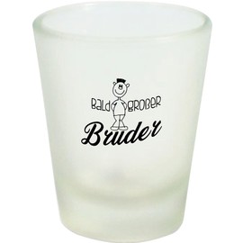 ShirtInStyle Schnapsglas Glas Bald Grosser Bruder, Familie Verwandschaft, Liebe, Freude, Dankbarkeit