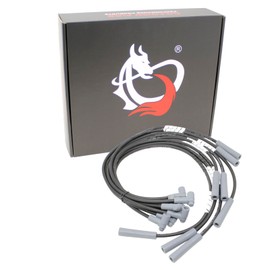 AIP Electronics Dragon FIRE Performance Low Ohm Spark Plug Wires Compatible with 1964-1978 Mopar Dodge 273 318 340 360 615R 88861381 2084219 OEM Fit PWJ119-ECO