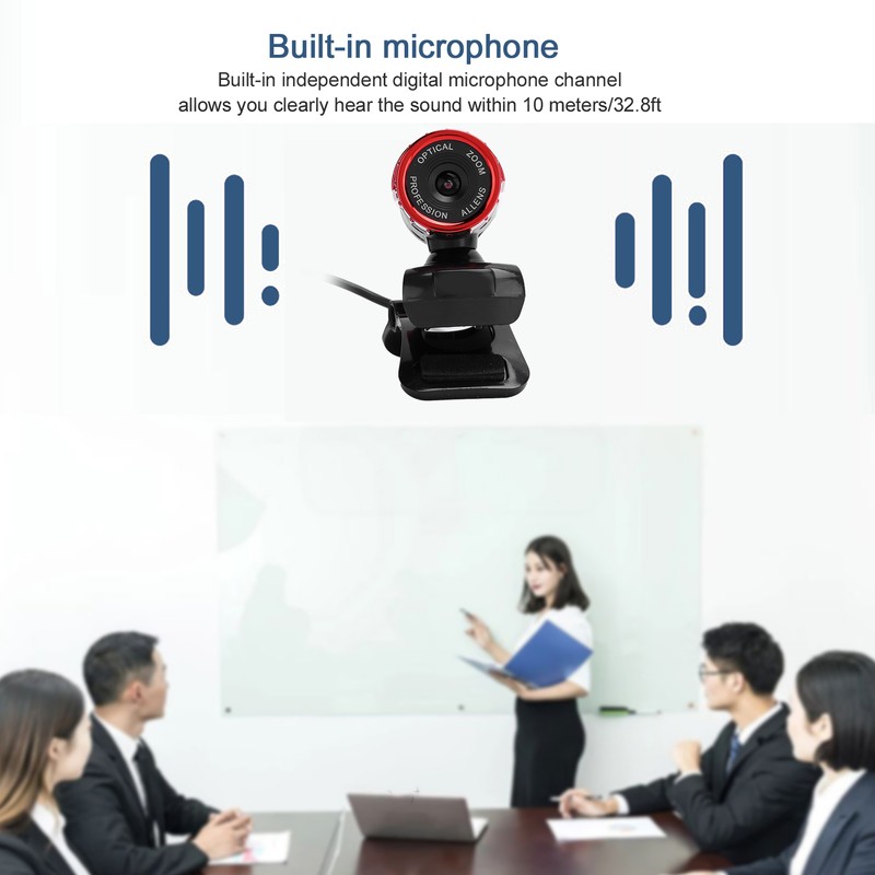 HXSJ S9 Web Digital Camera Rotatable Webcam 1080P Manual Focus