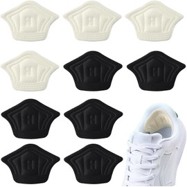 5 Pares Almohadillas De Talón Adheribles Para Zapatos, Plantillas Para Zapatos Tacones Protector, Para Evitar Resbalones, Ampollas, Rozaduras, Para Calzado Deportivo, Zapatos De Cuero, Tacones Altos