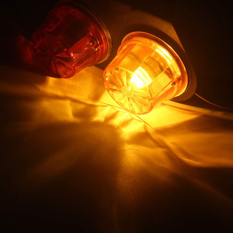 HEHEMM 24V 24V Truck Car Trailer Tail Light Waterproof Brake