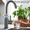 Dura Faucet Streamline Gooseneck RV Kitchen Faucet - Matte Black