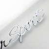 2Pc Super Sport Emblem Front 3D Badge Nameplate Letter Replacement