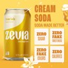 Zevia Zero Sugar Soda, Cream Soda, 12 oz Cans (24-Pack)
